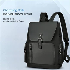 תיק גב מעור קז'ואל